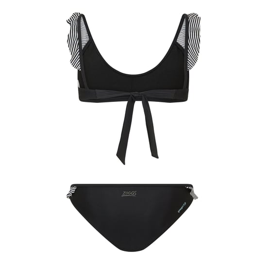 Zoggs Dames/Dames Frill Bikini Set (Zwart) - Image 2