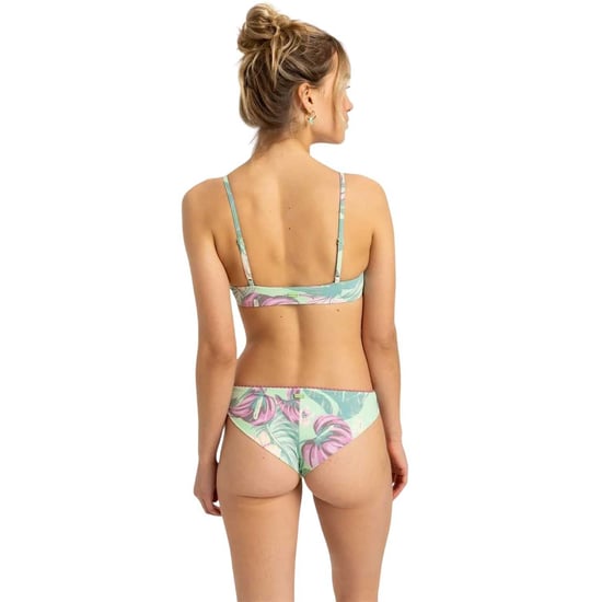 Roxy Dames/Dames Bloemen Bikini Set (Groen) - Image 3