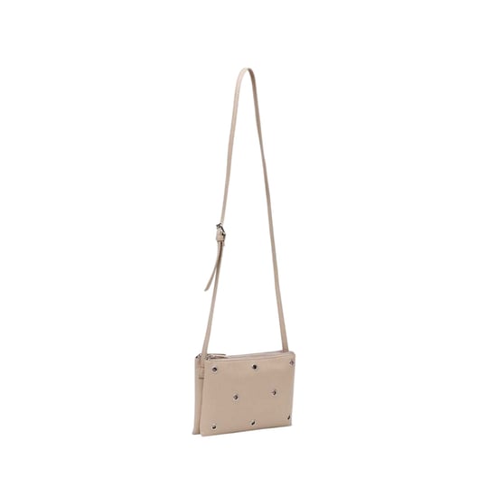 Firetrap Schoudertas van imitatieleer met oogjes (Beige) - Image 4