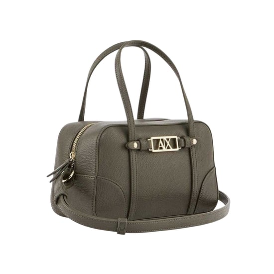 Armani Exchange Dames-schoudertas met metalen logo (Donkere Khaki) - Image 3