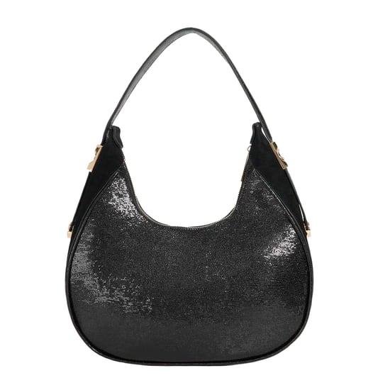 Dune London Dedicated Goud Detail Hobo Tas (Zwart) - Image 2