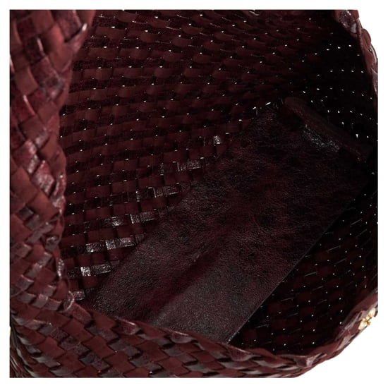 Dune London Mand Weven Hobo Tas (Aubergine) - Image 3