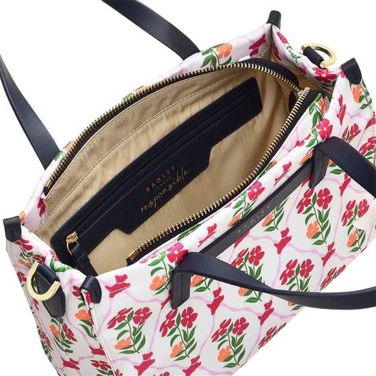 Radley Florale gerecyclede polyester schoudertas (Zwart) - Image 3