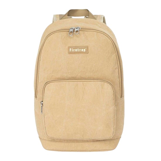 Firetrap Logo Kraftpapier rugzak (Beige) - Image 1