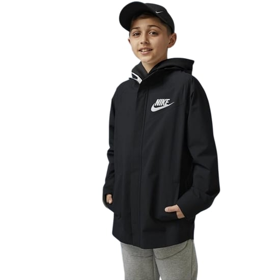 Nike Swoosh-pet voor kinderen (Zwart) - Image 3