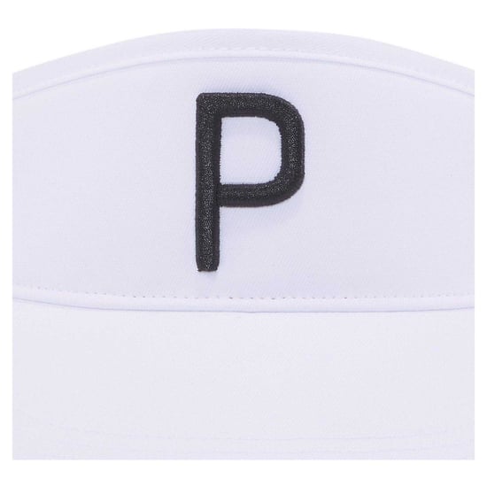 Puma Golfpet met geborduurd logo (Wit/zwart) - Image 5