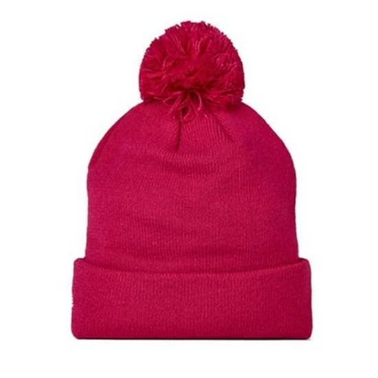 New Era Zebra-muts met pompons voor kinderen (Donkerroze) - Image 2