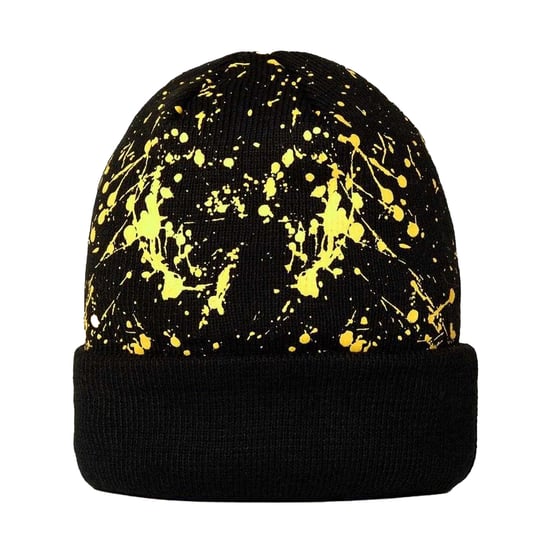 New Era Kinderen/Kinderen Spetter Gebreide Casual Beanie (Zwart) - Image 1
