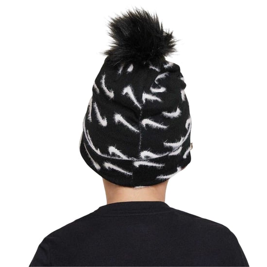 Nike Kinder/Kinder Pom Pom muts (Zwart/Wit gemêleerd) - Image 3