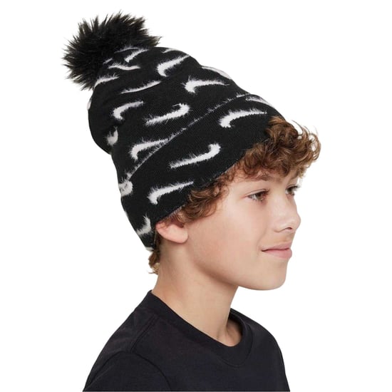 Nike Kinder/Kinder Pom Pom muts (Zwart/Wit gemêleerd) - Image 4