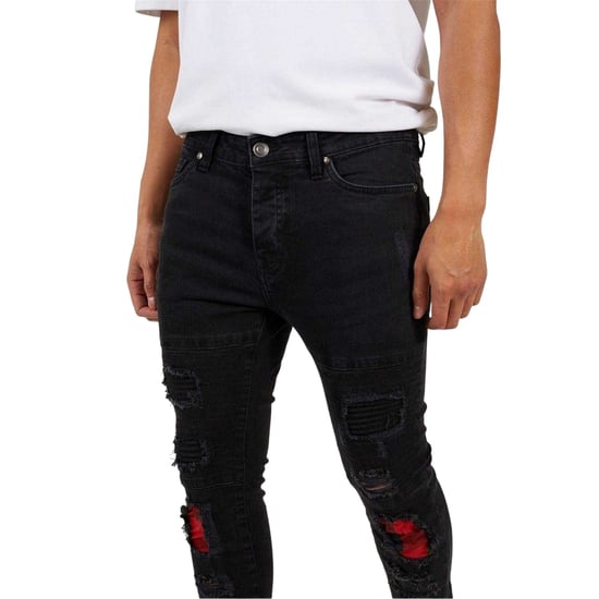 Brave Soul Herenjeans met scheuren (Houtskoolwas) - Image 4