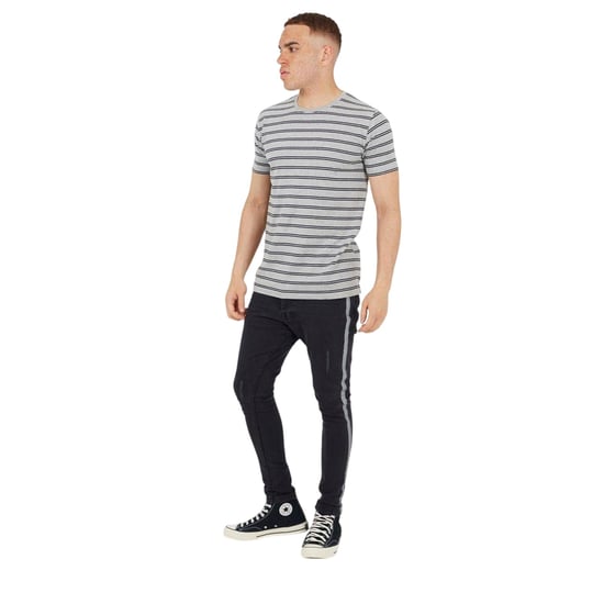 Brave Soul Skinny-jeans voor heren van denim met knoopsluiting (Houtskool) - Image 4