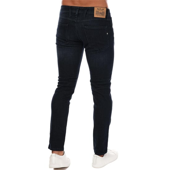 Replay Anbass stretch-slimfit-jeans voor heren (Donkerblauw) - Image 2