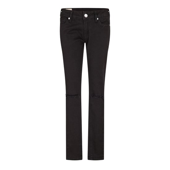 Criminal Damage Skinny jeans voor heren met scheuren (Zwart) - Image 1