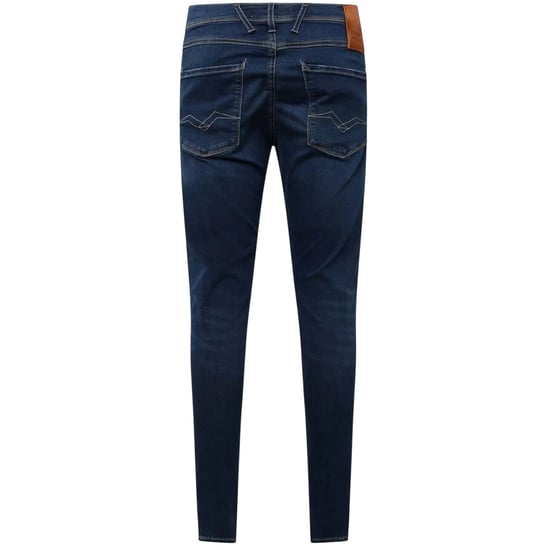 Replay Slim-fit jeans voor heren van een katoenmix met gescheurde details (Blauw) - Image 2