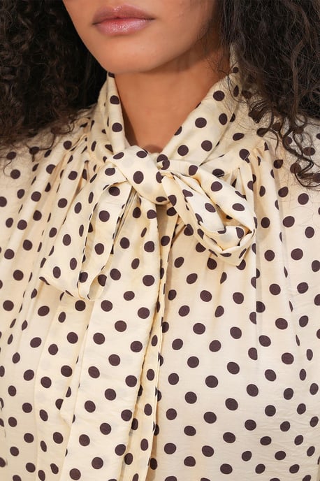 Gestippelde Maxi Shirtjurk - Image 5