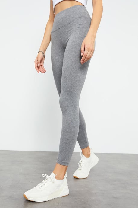 Hoge Taille Katoenen Elastaan Leggings - Image 2
