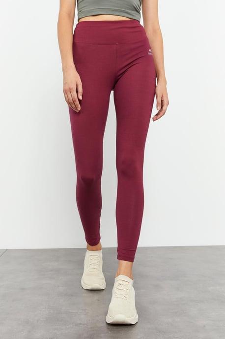 Hoge Taille Katoenen Elastaan Leggings - Image 2
