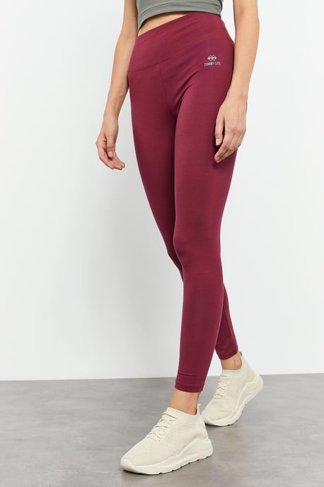 Hoge Taille Katoenen Elastaan Leggings - Image 6