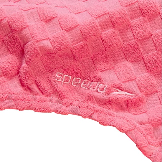 Speedo Dameszwempak met uitgesneden details en een dambordpatroon in reliëf (Lichtroze) - Image 3