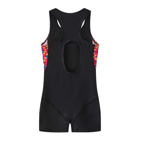 Slazenger Eendelig zwempak met geometrisch patroon voor meisjes (Zwart/Groen) - Image 2