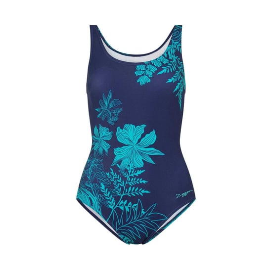 Zoggs Dames/dames zwempak uit één stuk (Blauw) - Image 1