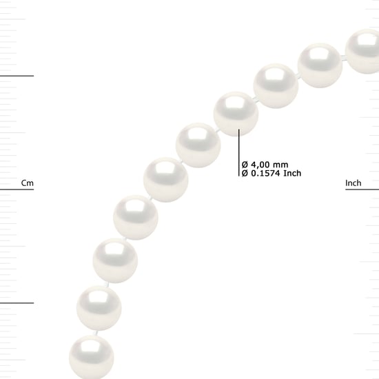 OPERA zoetwater parel White 4-5 mm lengte 160 cm - Image 3