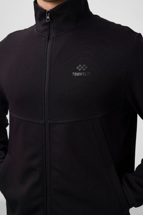 Heren lange mouw rits sweatshirt en broek set - Image 4