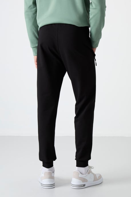 Heren Effen Pull-on Sweatpants Met Ritszak - Image 5