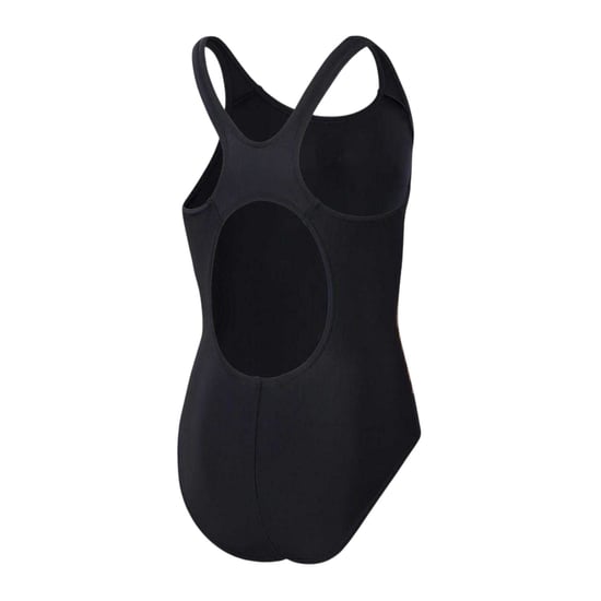 Speedo Meisjes Placement Eendelig Badpak (Zwart/Oranje) - Image 2
