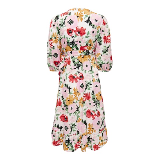 Only Dames/Dames Puff Sleeve Wrap Dress (Wolkendanser) - Image 2