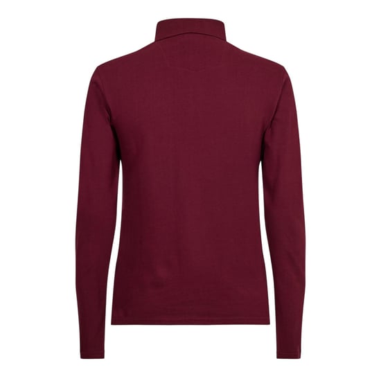 Peter Werth Noaks poloshirt met lange mouwen voor heren (Bourgondië) - Image 2