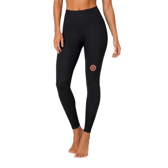 Skins Dames/Dames Series-5 Skyscraper Leggings (Zwart) - Image 3