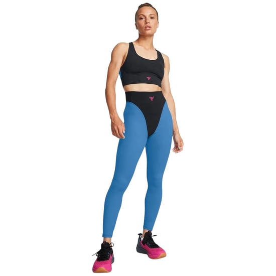 Under Armour Dames/Dames Project Rock Shaping Leggings (Zwart) - Image 1
