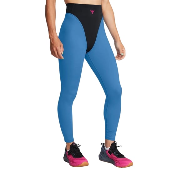 Under Armour Dames/Dames Project Rock Shaping Leggings (Zwart) - Image 3