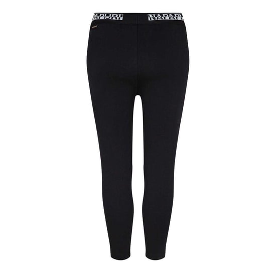 Napapijri Dames/Dames Legging Katoenmix Verticaal Logo (Zwart) - Image 2