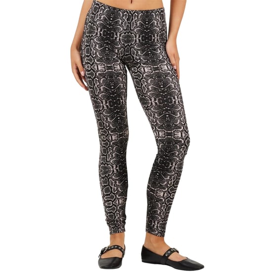 Brave Soul Vrouwen/dames Slangenprint Leggings (Grijs) - Image 1