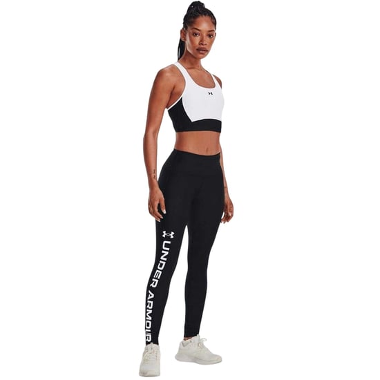Under Armour Performance-legging met hoge taille voor dames (Zwart, Wit) - Image 4