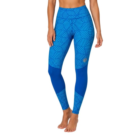 Skins Dames/Dames Series-5 Skyscraper Leggings (Blauw) - Image 3