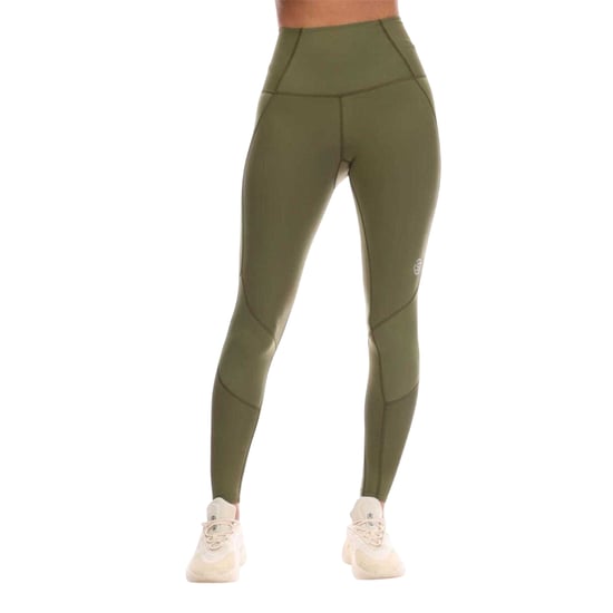 Skins Dames/Dames Series-3 Skyscraper Leggings (Khaki) - Image 1