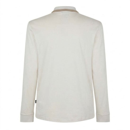 Boss Heren Regular Poloshirt Met Lange Mouwen (Wit) - Image 2
