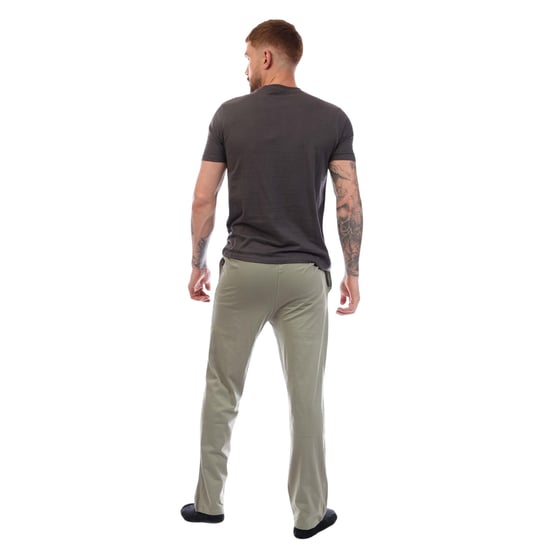 Nicce Heren Aderyn Katoenen Loungewear Set (Khaki) - Image 2
