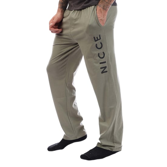 Nicce Heren Aderyn Katoenen Loungewear Set (Khaki) - Image 3