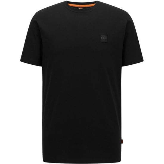 Boss Oranje premium katoenen T-shirt voor heren (Zwart) - Image 2
