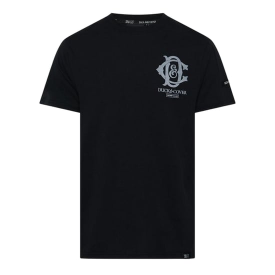 Duck and Cover Heren Randolph T-Shirt (Zwart) - Image 1