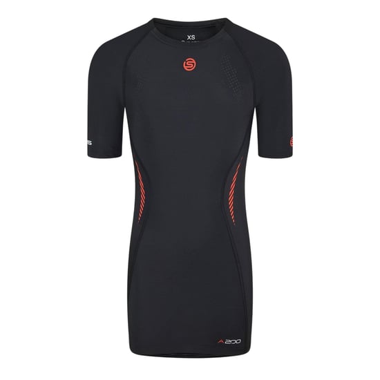 Skins Heren A200 Compressie Fitted T-shirt (Zwart) - Image 1