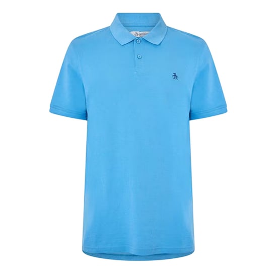 Original Penguin Heren Geborduurd Logo Poloshirt (Parijs Blauw) - Image 1