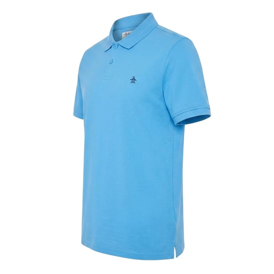 Original Penguin Heren Geborduurd Logo Poloshirt (Parijs Blauw) - Image 3