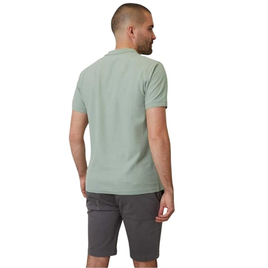 Threadbare Mannen Malbork Korte Mouwen Polo Shirt (Sage) - Image 3