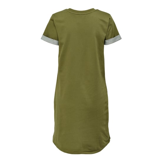 Only Mini-shirtjurk met ronde hals voor dames (Martini-olijfje) - Image 2
